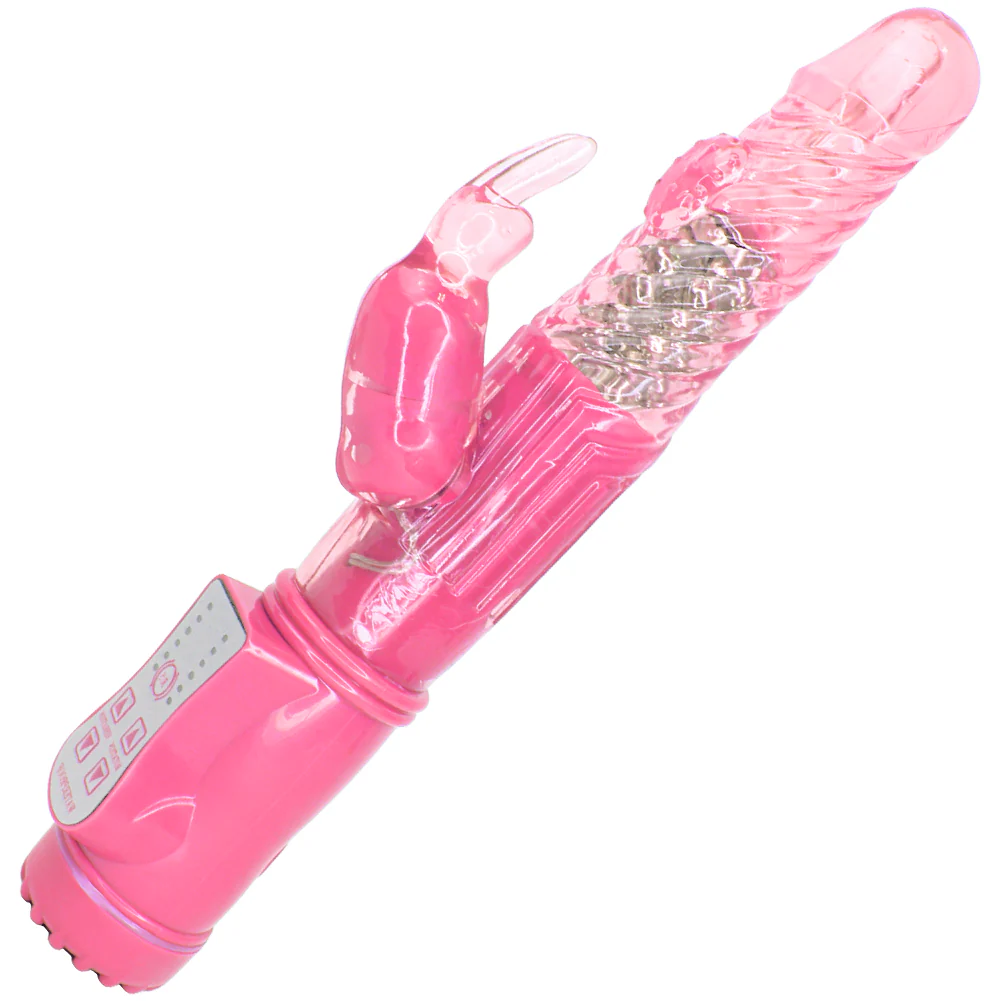 9 Inch Rotating Orgasm Rabbit in Pink - Image 8