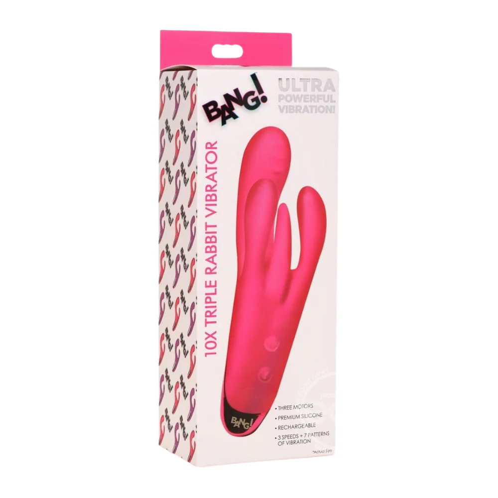 Bang! Triple Rabbit Silicone Vibrator - Image 11