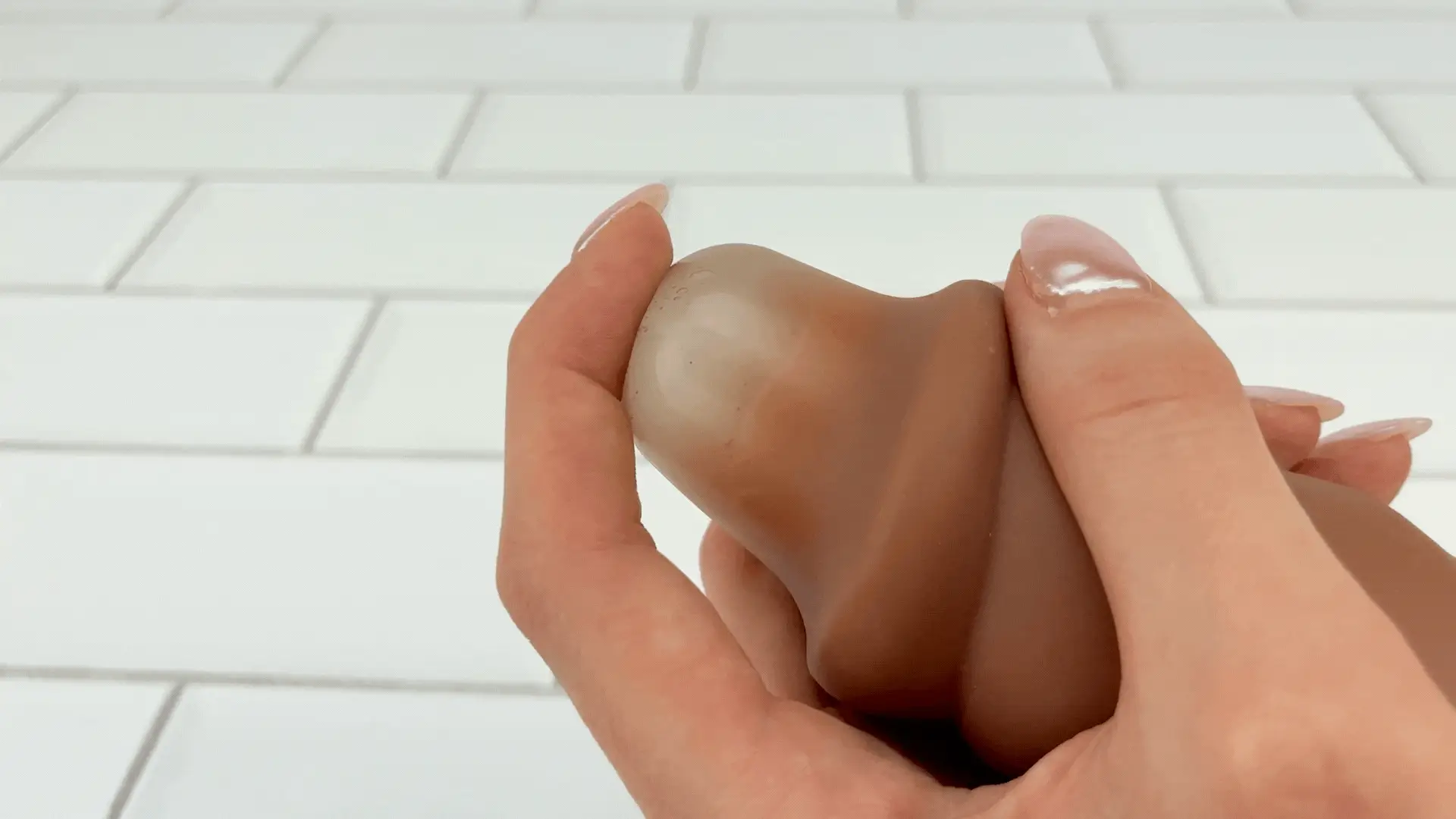 Easy Grip Ribbed Realistic Pussy Stroker - Image 6