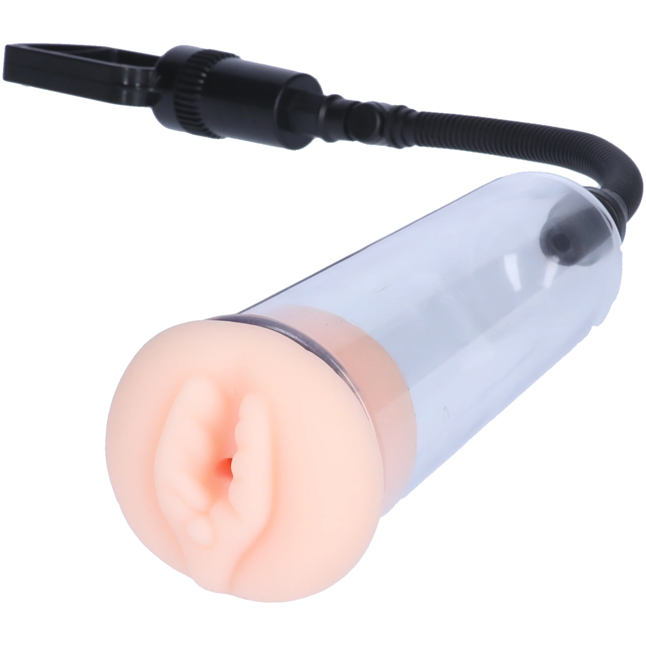 Classic Penis Pump with Pussy Stroker Sleeve - Image 3