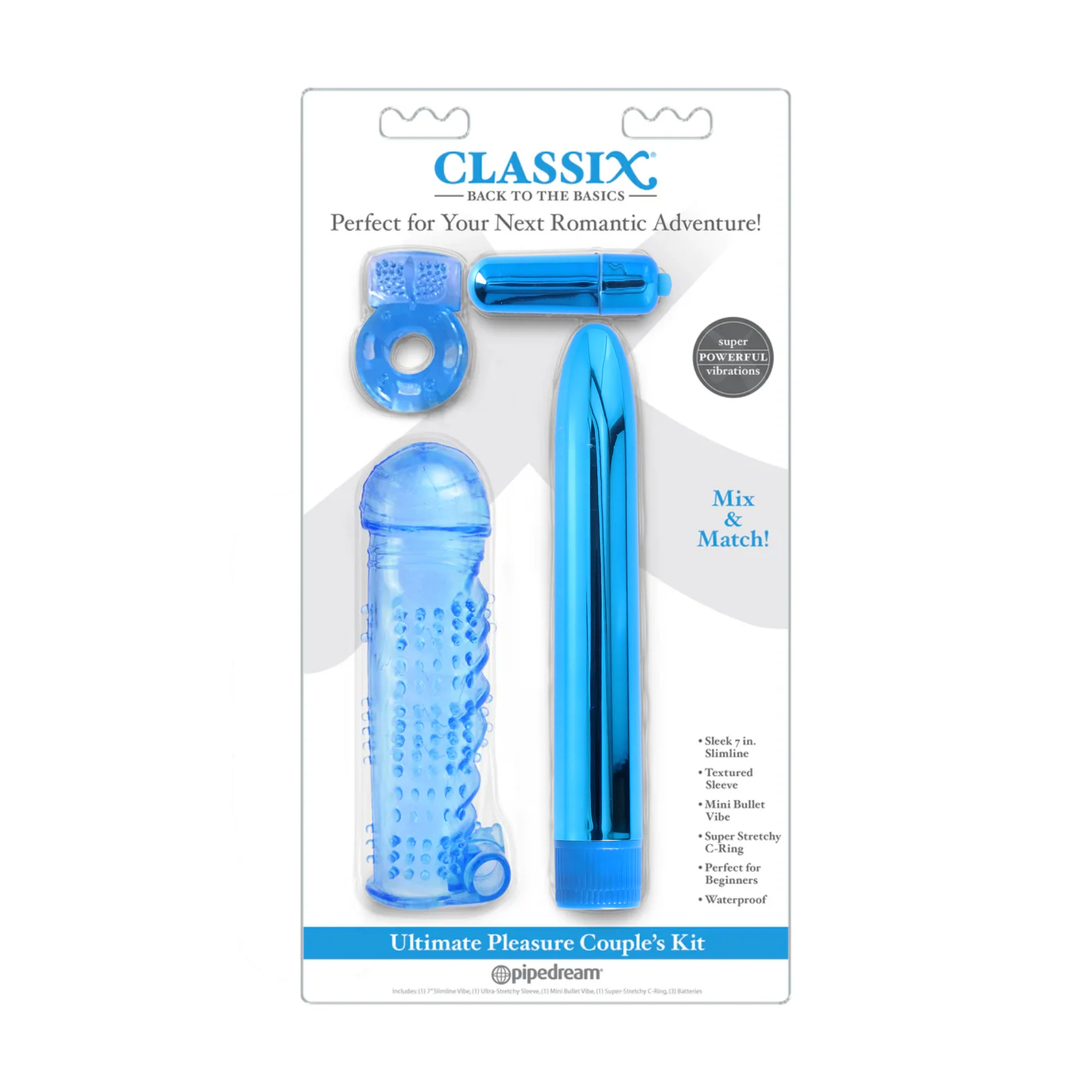 Classix Ultimate Pleasure 4 Piece Couples Kit | Turn Up the Heat and Ignite the Passion! - Image 2