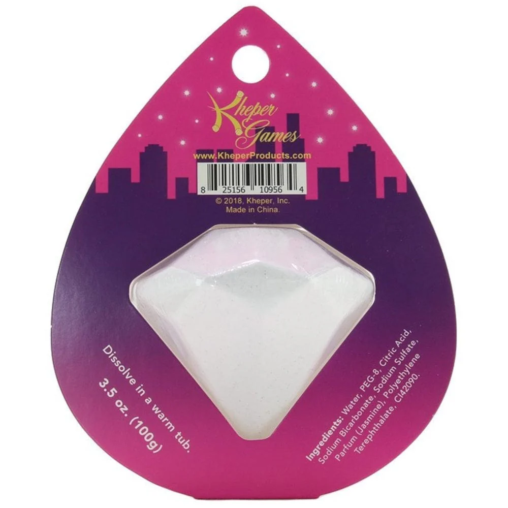 Diamond Bath Bomb Jasmine Scented - Image 2