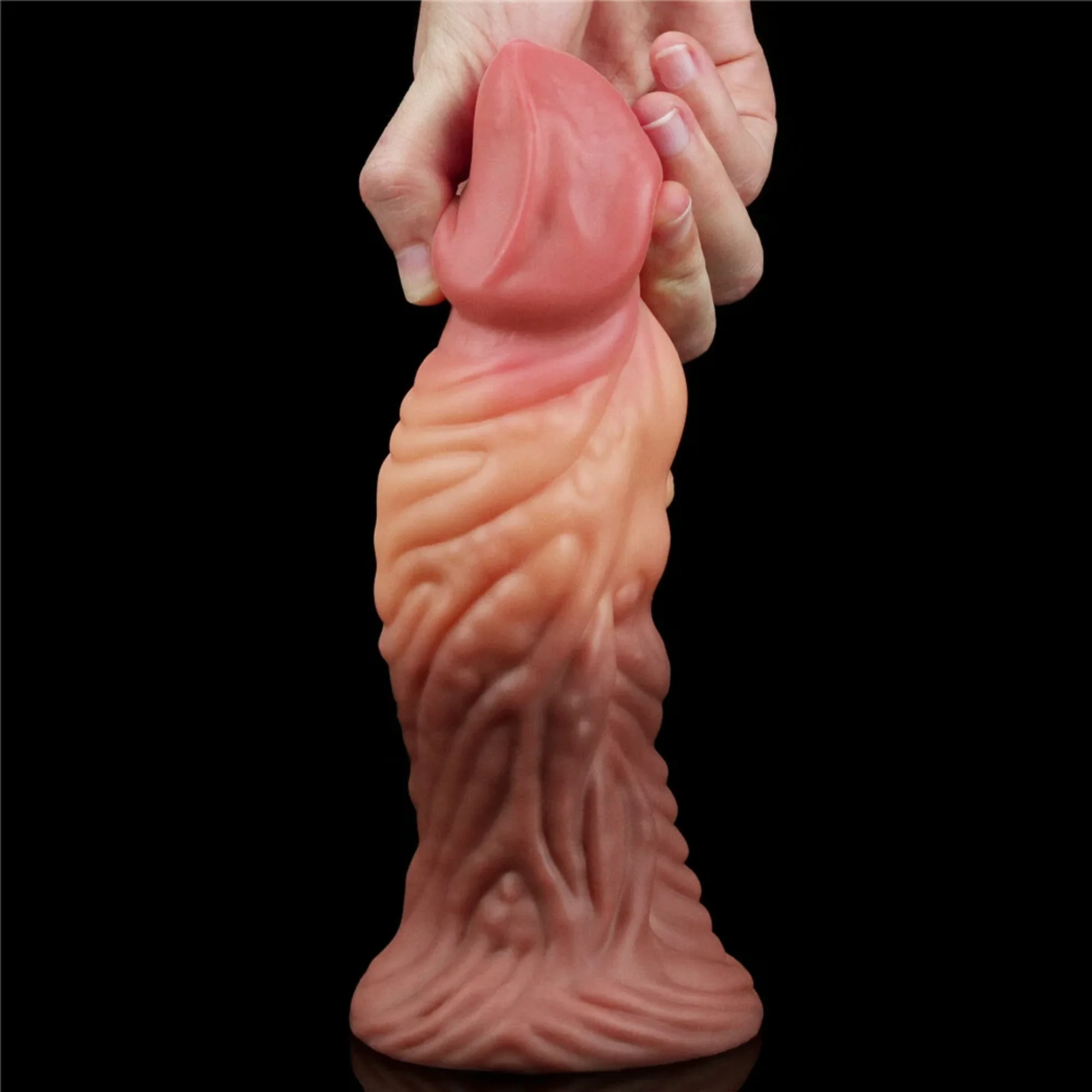 Dual-Density Textured Fantasy Dildo - 2" of Girth for an Incredible Stretch! - Image 8