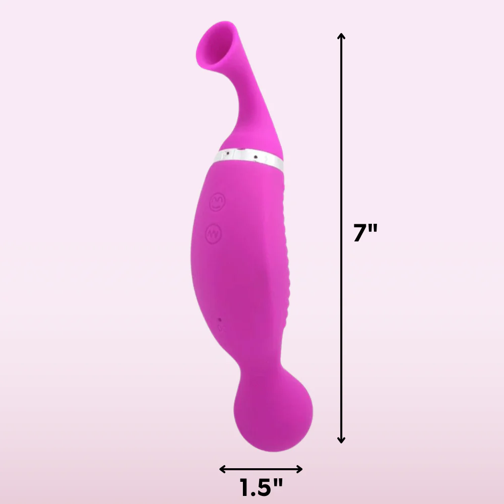 Duo Tease High Intensity Clit Sucker & Vibrator - Image 14