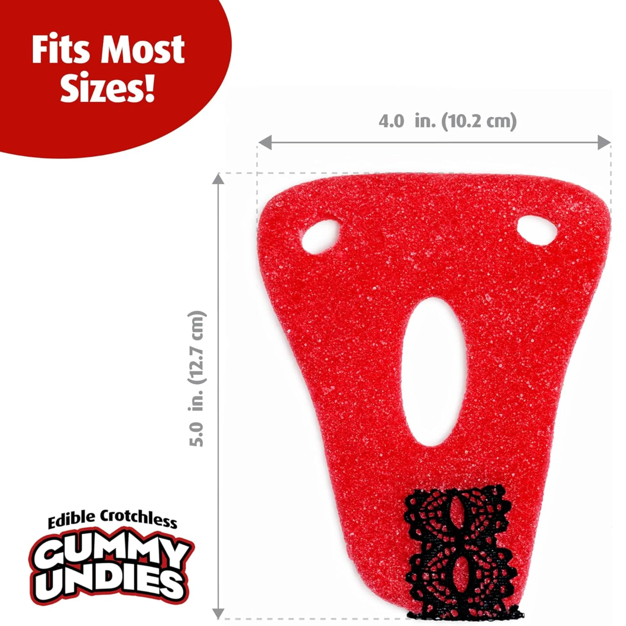 Edible Crotchless Gummy Panties - Available in 4 Fruity Flavors! - Image 3