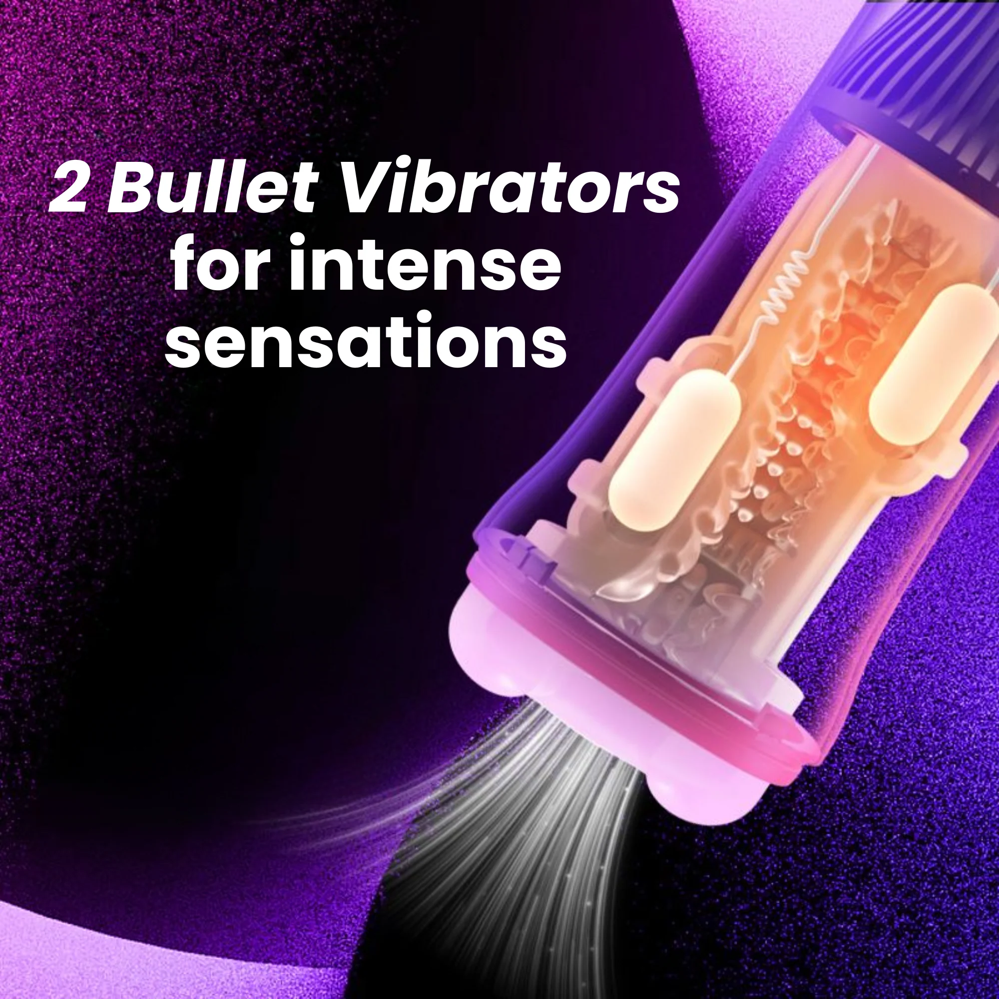 The Enchantress Vibrating & Warming Masturbator - Rechargeable with 5 Vibration Modes! - Image 12