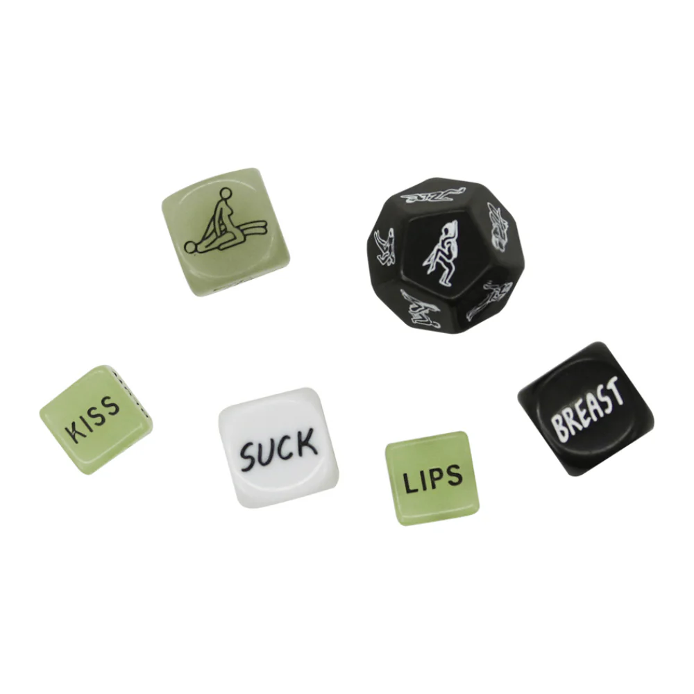 6 Piece Erotic Sex Dice Set - Image 2
