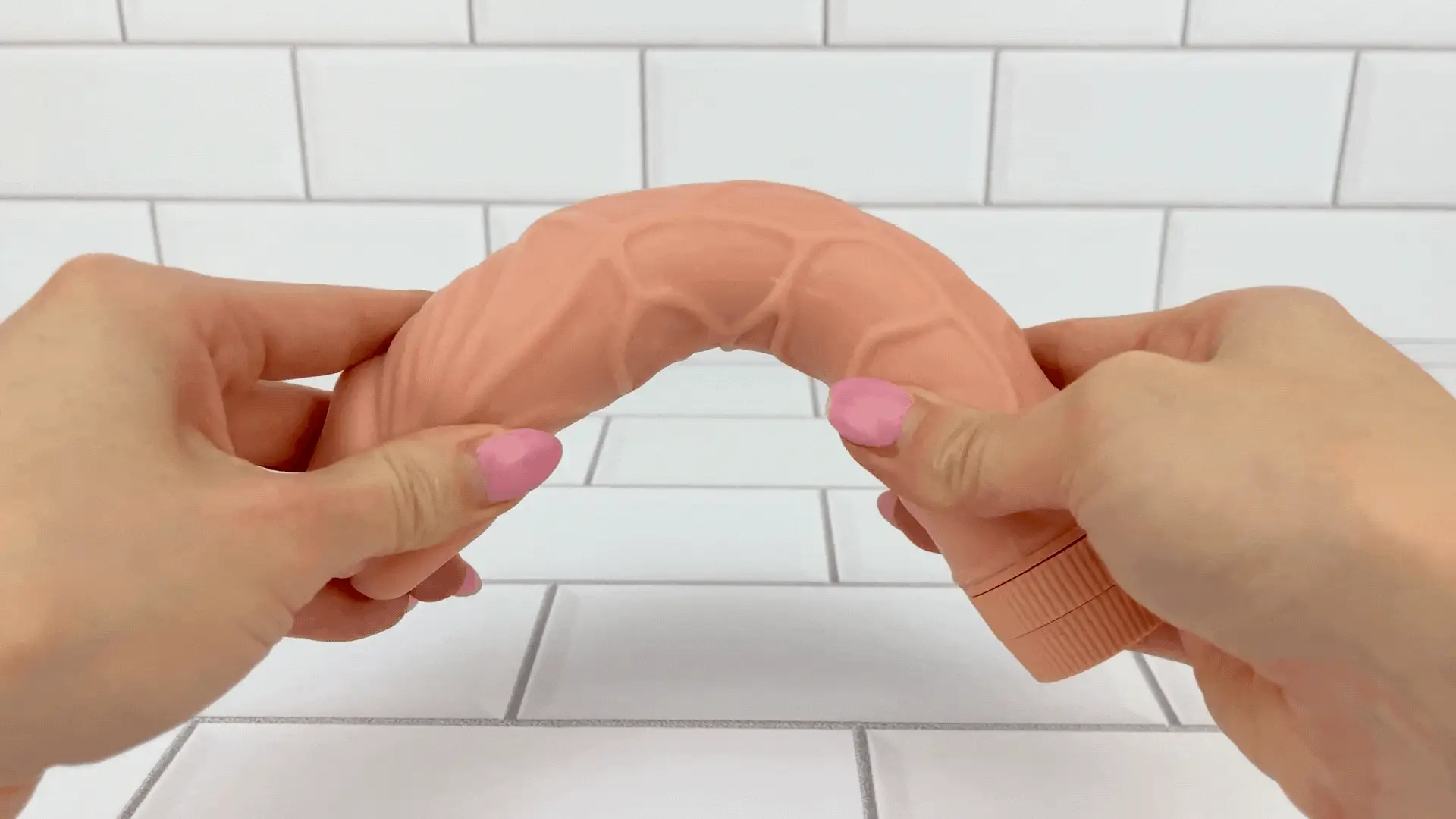 8 Inch Ultra Veined Vibrating Dildo - Image 4