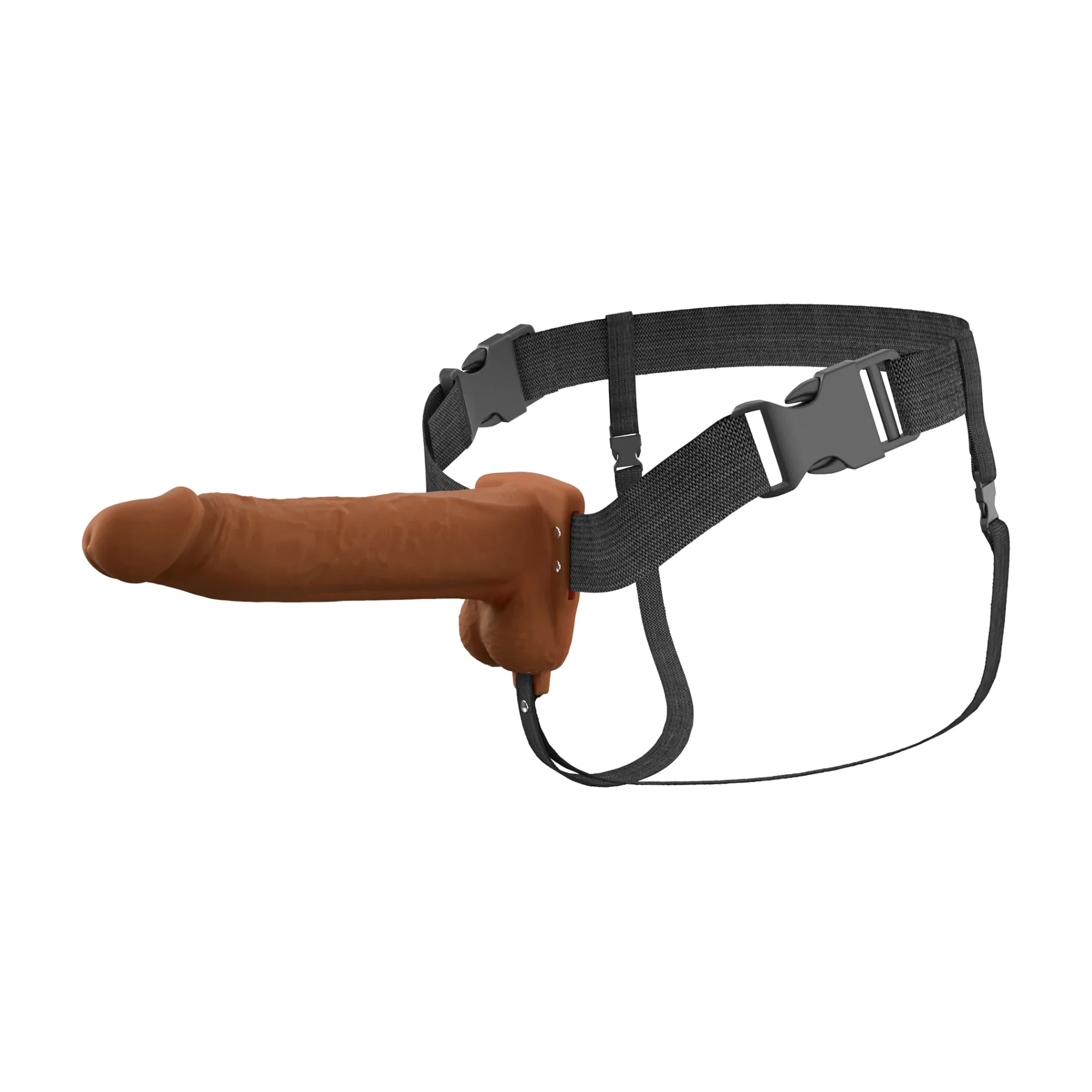 Fantasy X-Tensions Elite Vibrating Rechargeable Silicone Dual Density Hollow Strap-On - Image 13