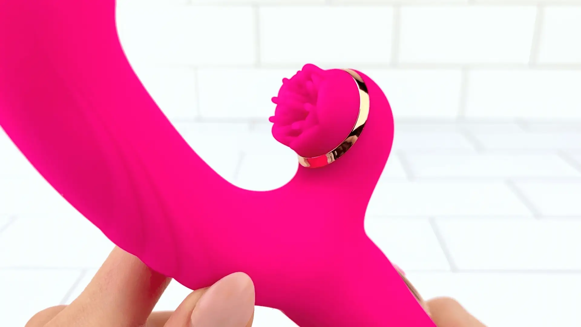 Fingering Clit Tickling Dual Action Vibrator - Experience Blended 'O's from Pulsating Clit & Fingering G-Spot Play! - Image 4
