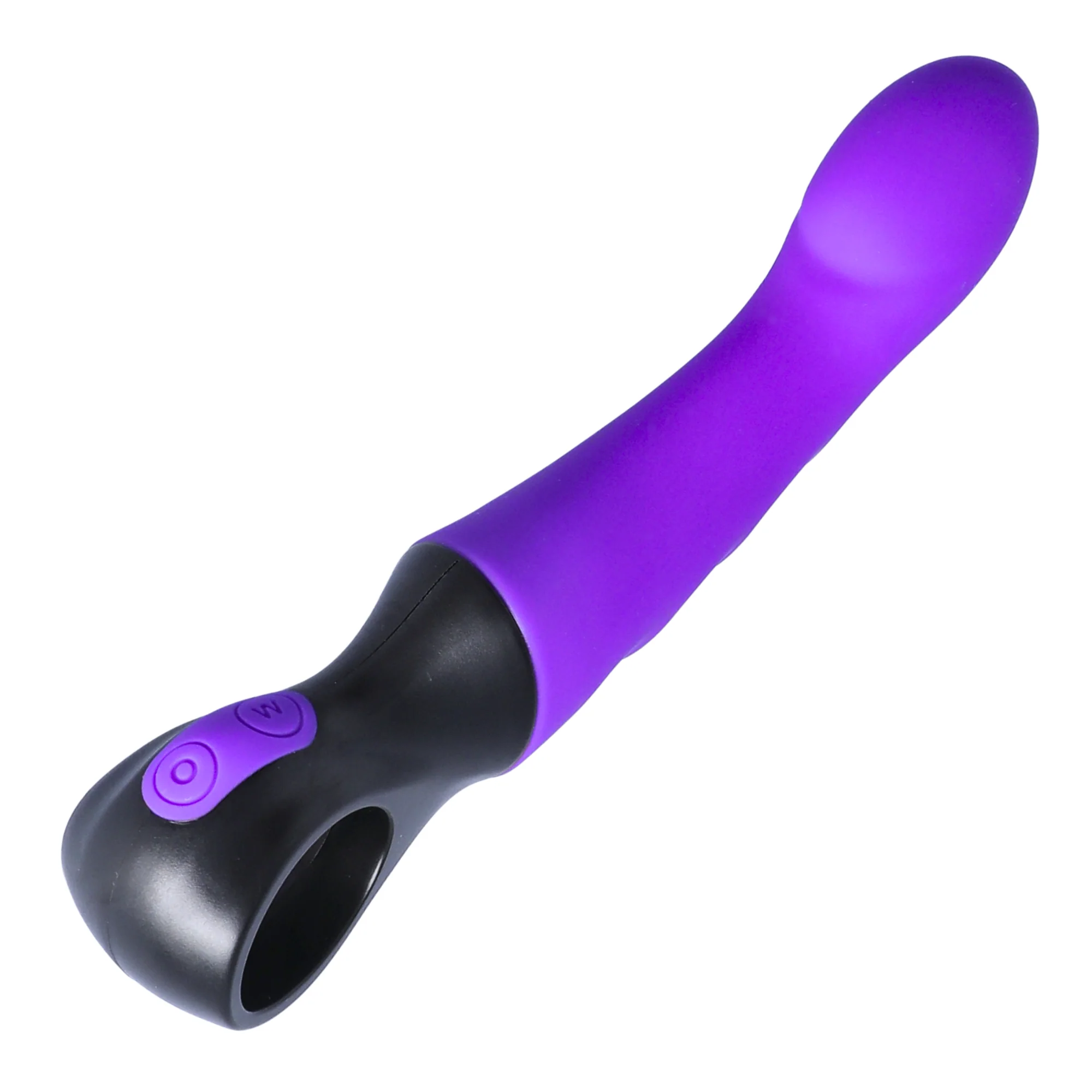 Flexible Vibrating G-Spot Dildo - Curved To Hit The G-Spot & P-Spot Just Right! - Image 9
