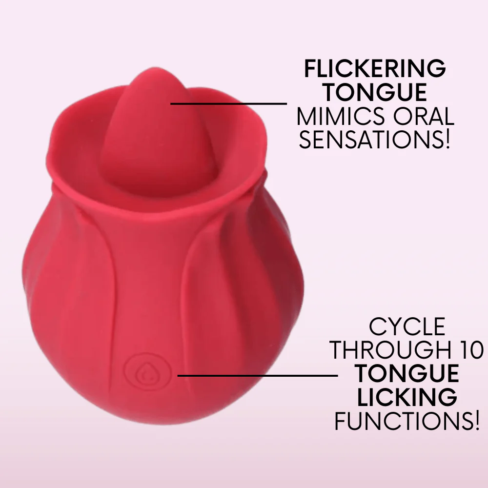 Bhava Rechargeable Flickering Tongue Rose | Clit Licking Stimulator - Image 10