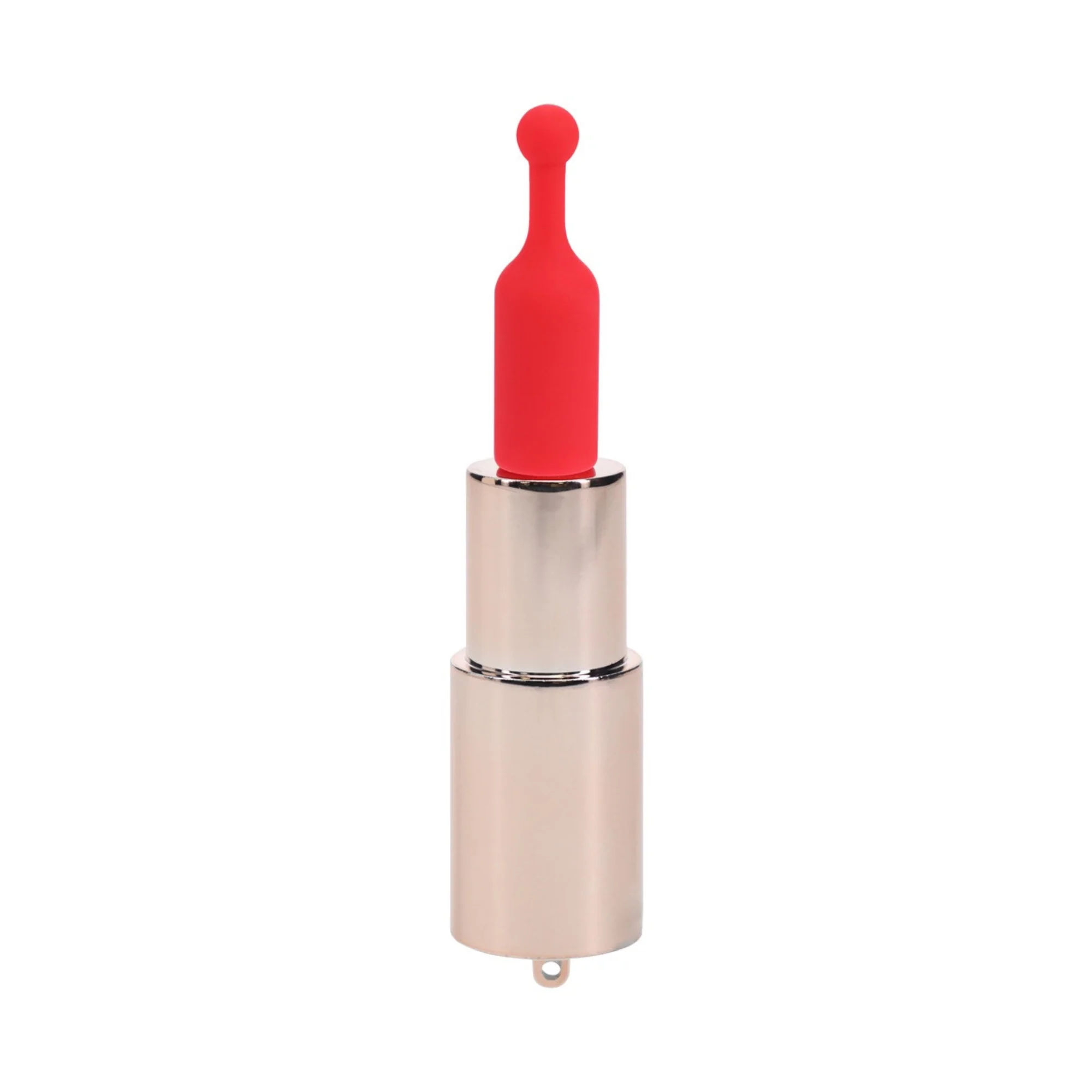 Loveline Rechargeable Lipstick Vibrator with Interchangeable Tips - Candy - Image 5