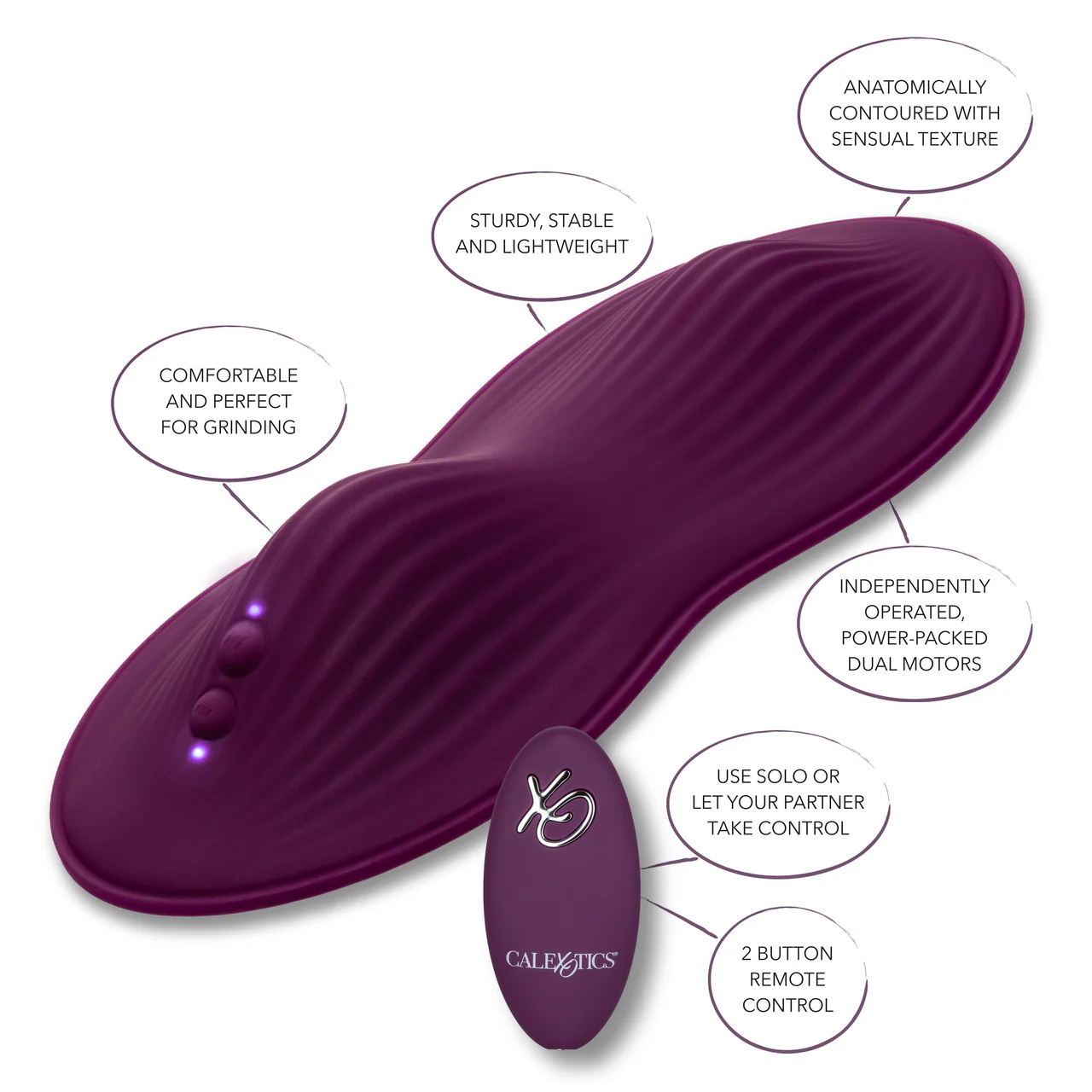 Lust Remote Control Dual Rider Hands-Free Sit On Vibrator - Image 6