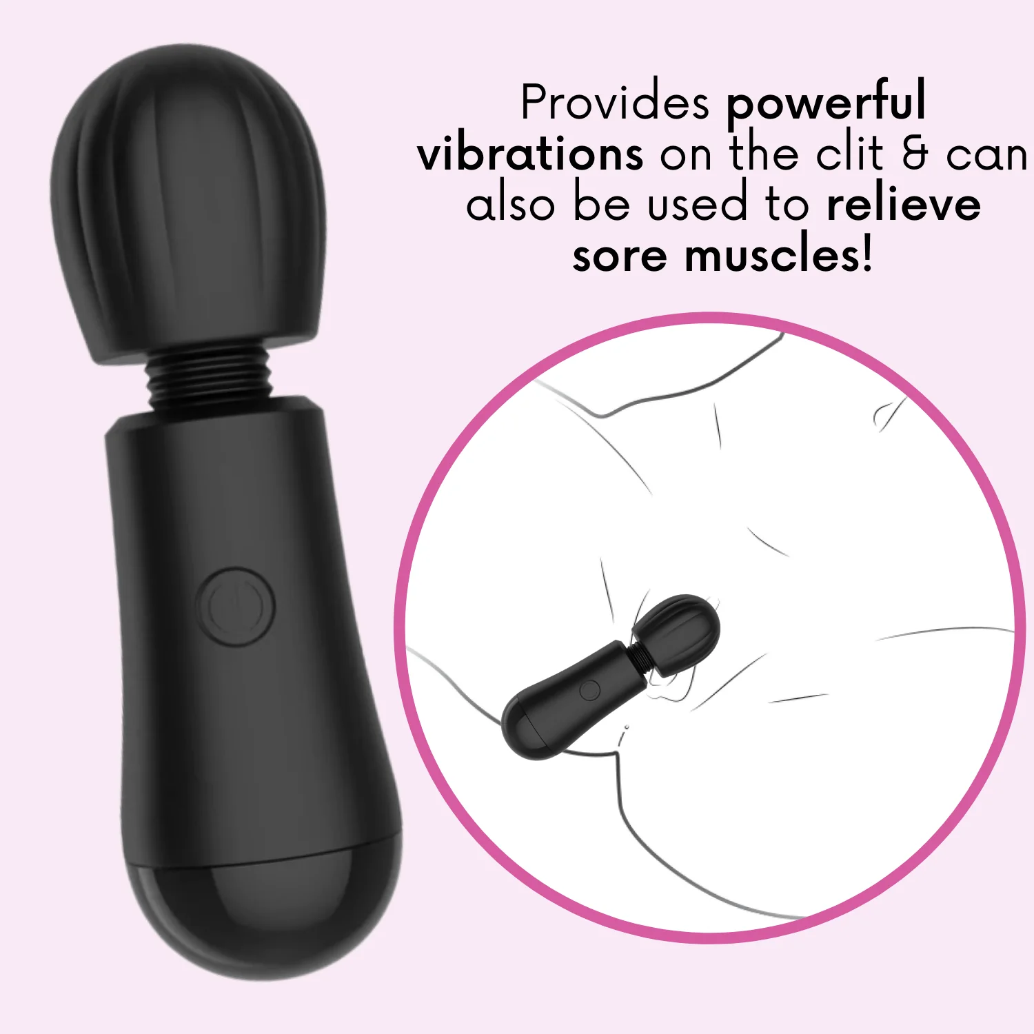 BEM Mini Silicone Wand Massager - Image 3