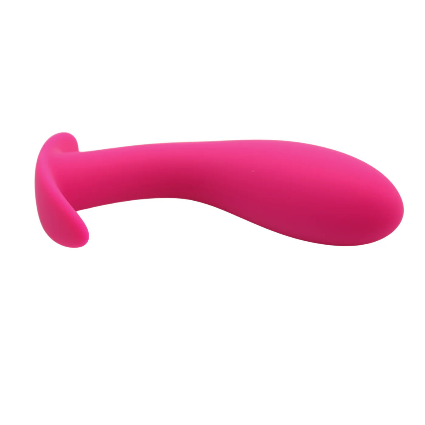 Curved Silicone Butt Plug With Flared Base - Image 3
