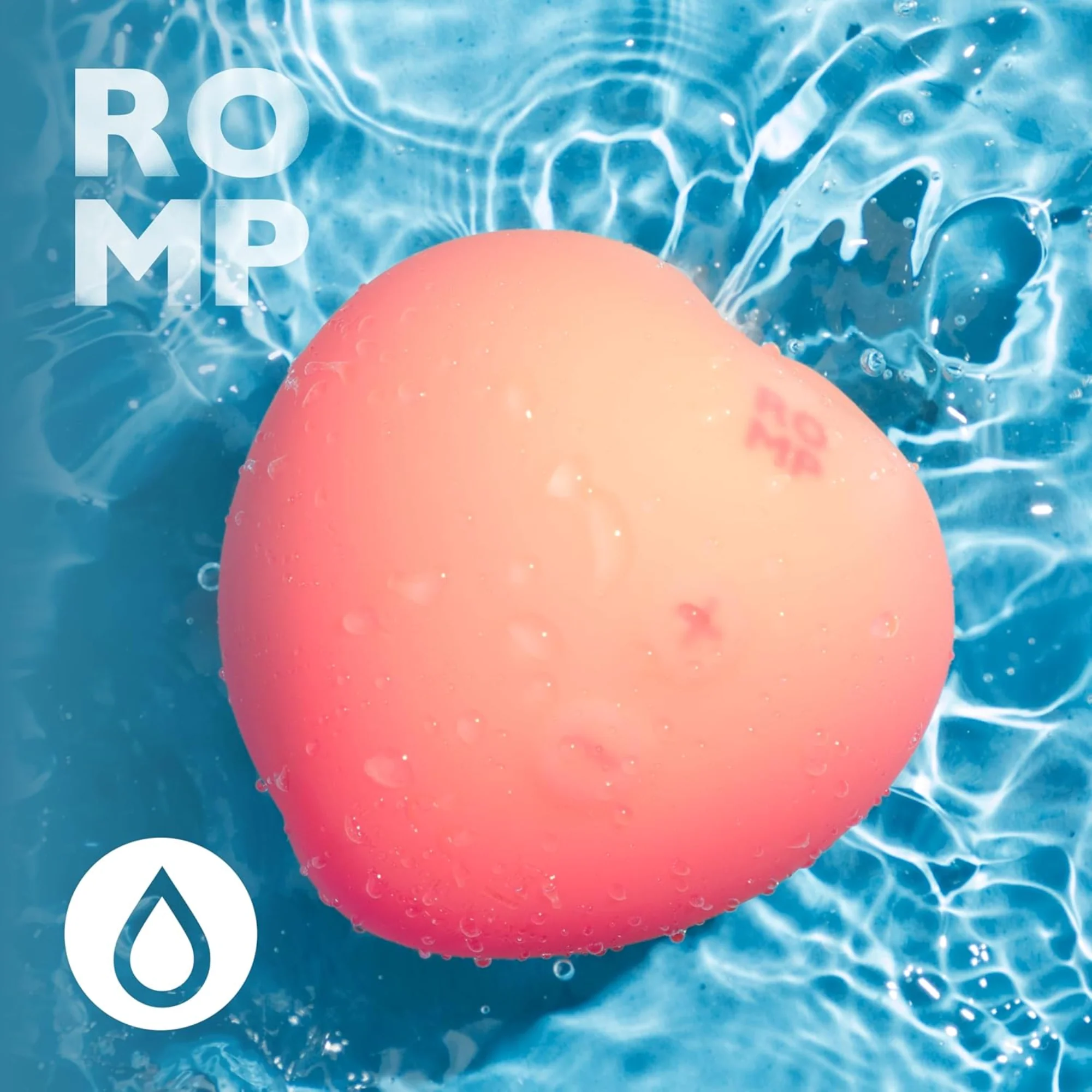 Romp Pink Peach Air Pulse Clit Stimulator - Image 5