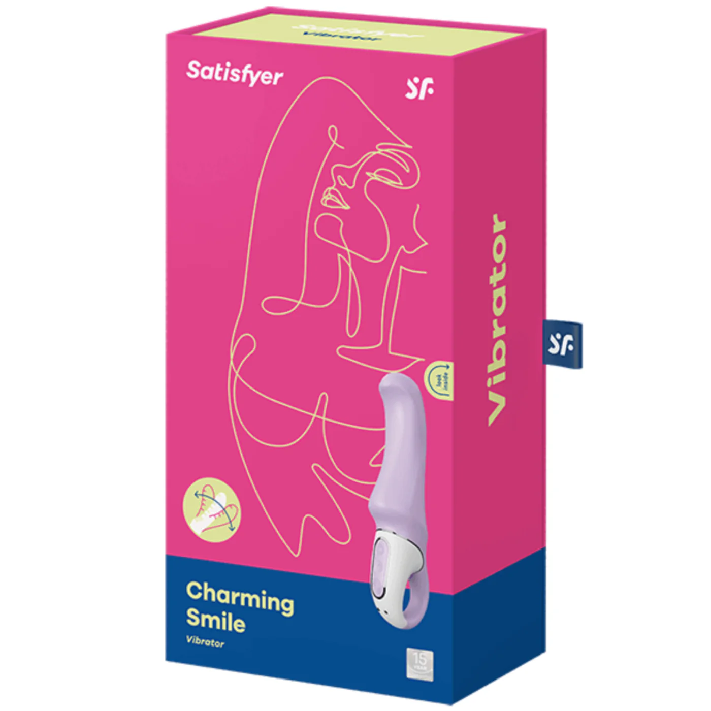 Satisfyer Charming Smile Flexible Silicone G-Spot Vibrator - Image 3