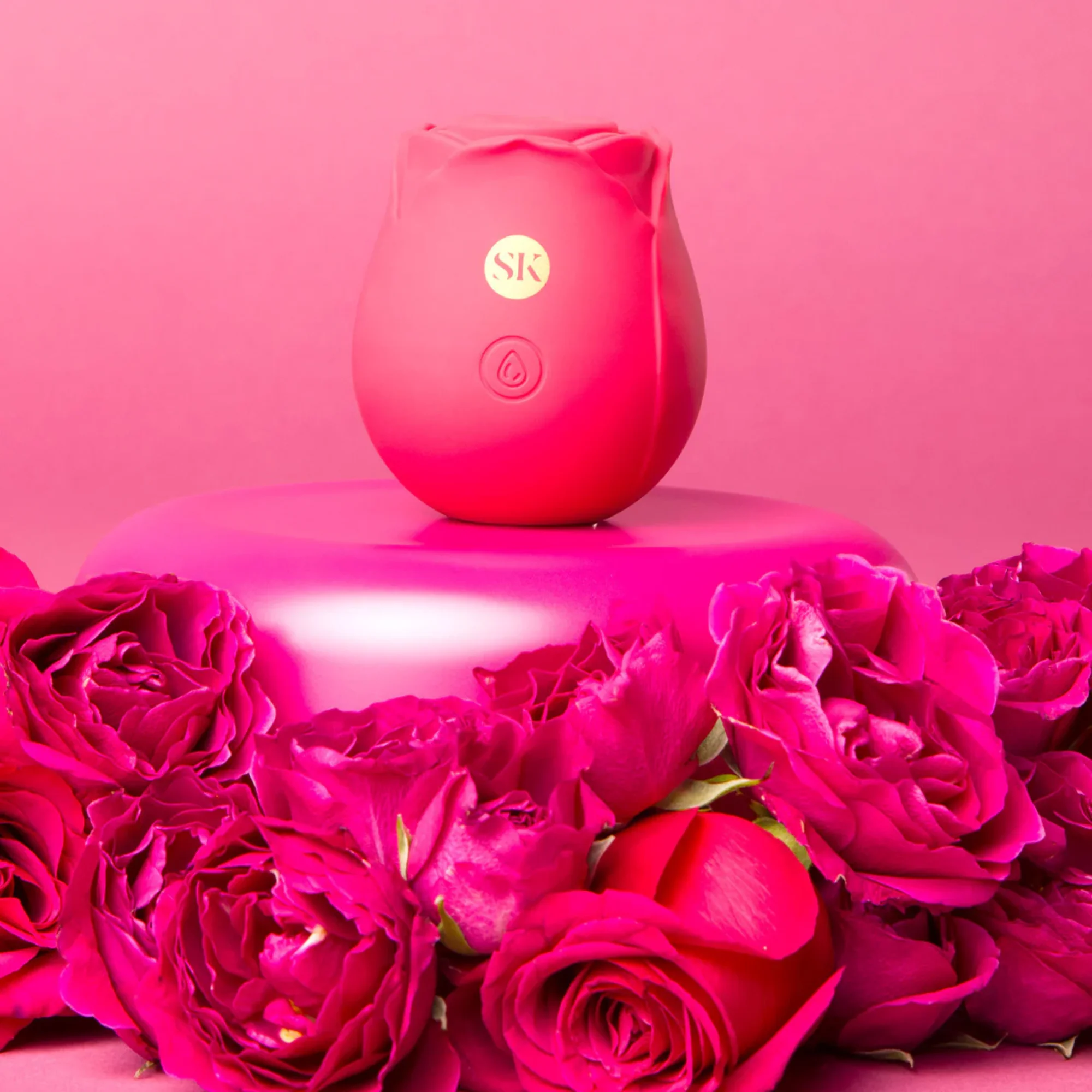 Secret Kisses Rosegasm Air Pulse Clit Stimulator - Comes with Storage Bag! - Image 4
