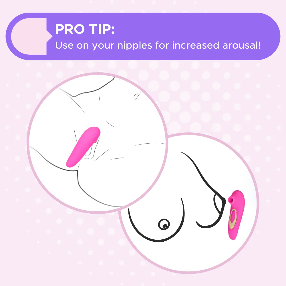 Dolce Silicone Air Pulsating Clit Stimulator - Image 3