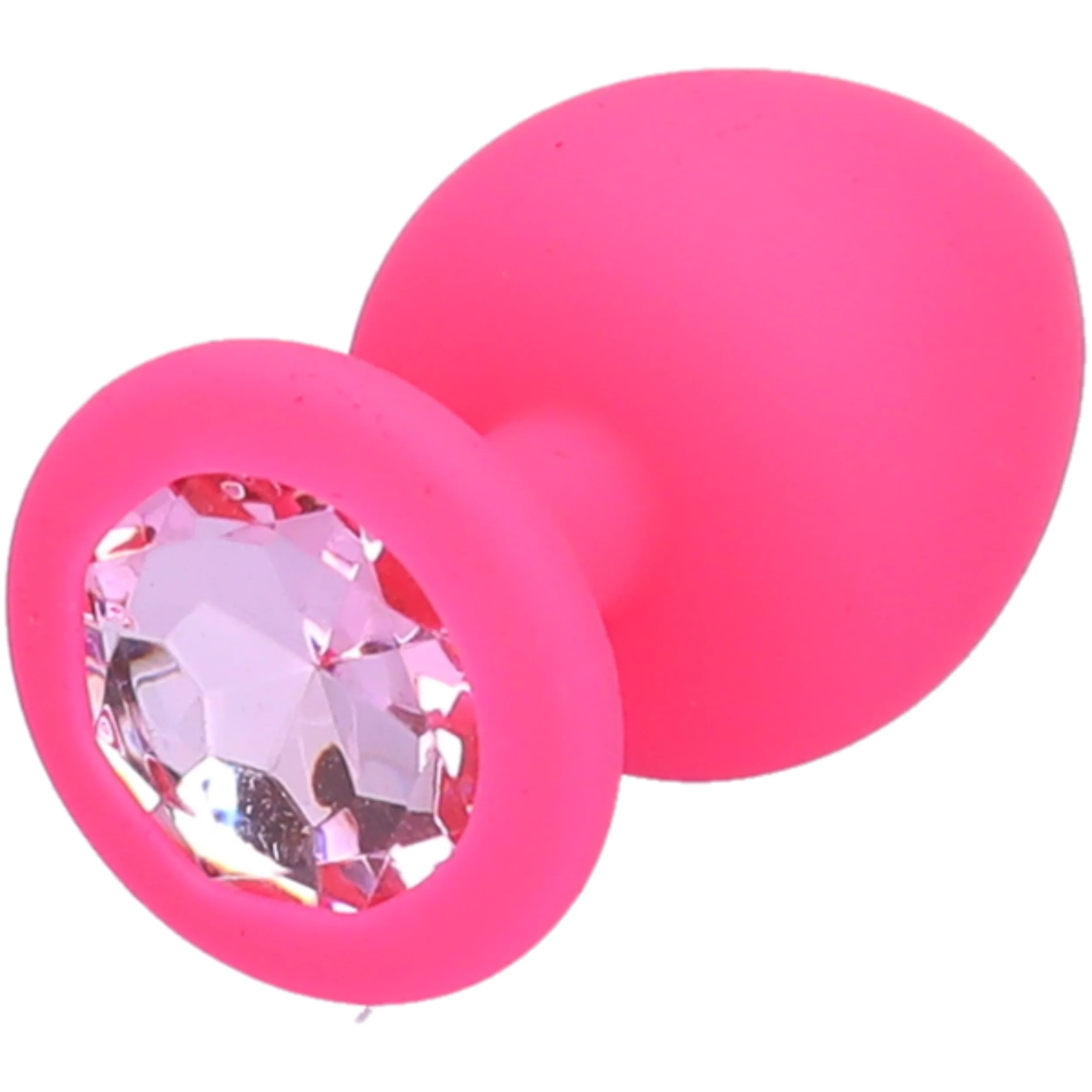 Silicone Jeweled Anal Plug - Available In 3 Sizes! - Image 6