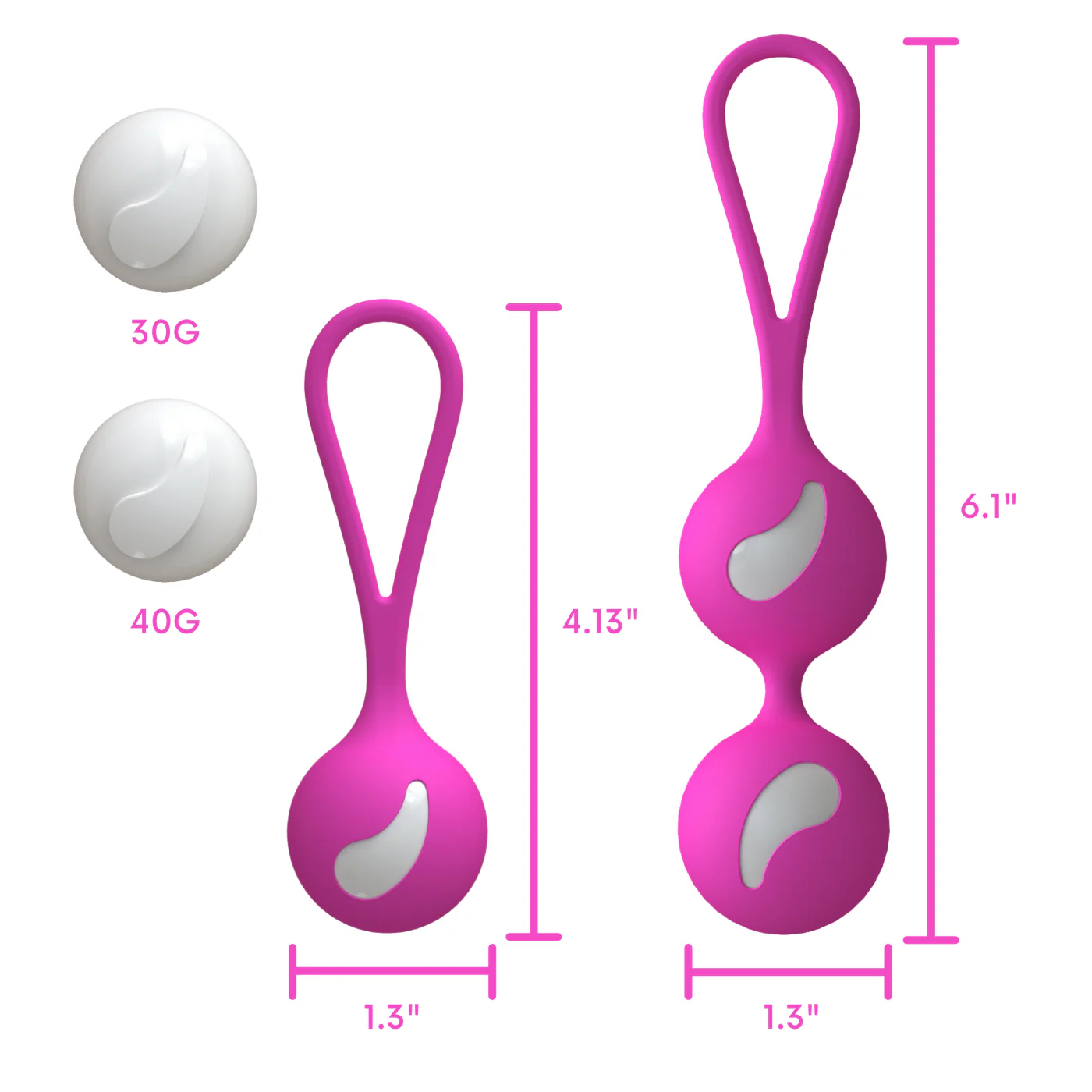 Duotone Silicone Kegel Ball Set - Image 11