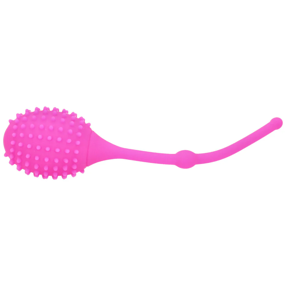 Silicone Textured Kegel Ball With Rolling Weight - Image 2