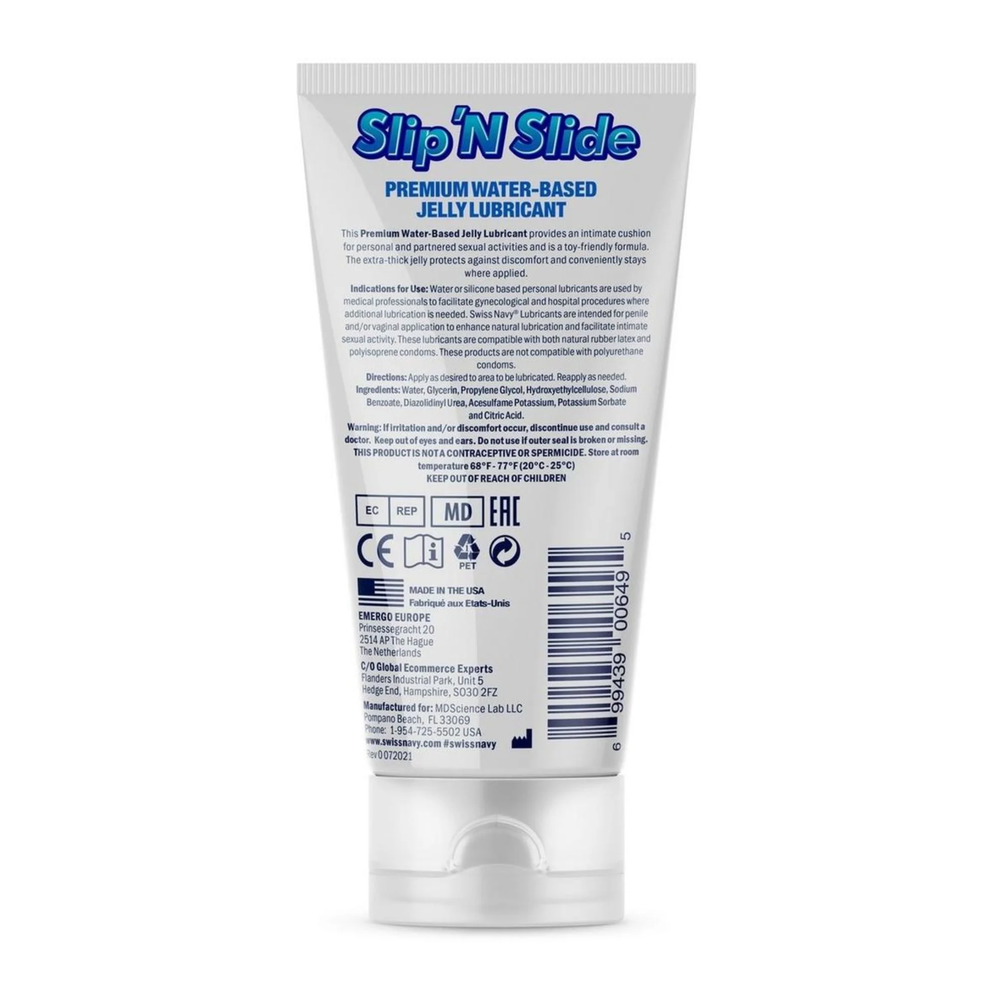 Swiss Navy Slip'N Slide Premium Jelly Lubricant - Image 2