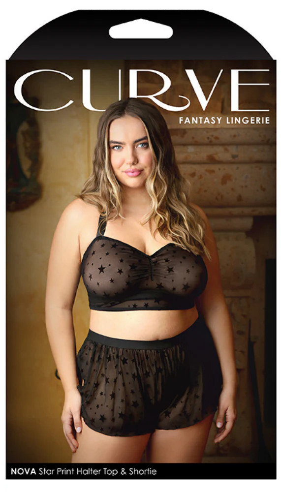 Nova Star Print Halter Top & Shortie - Image 3