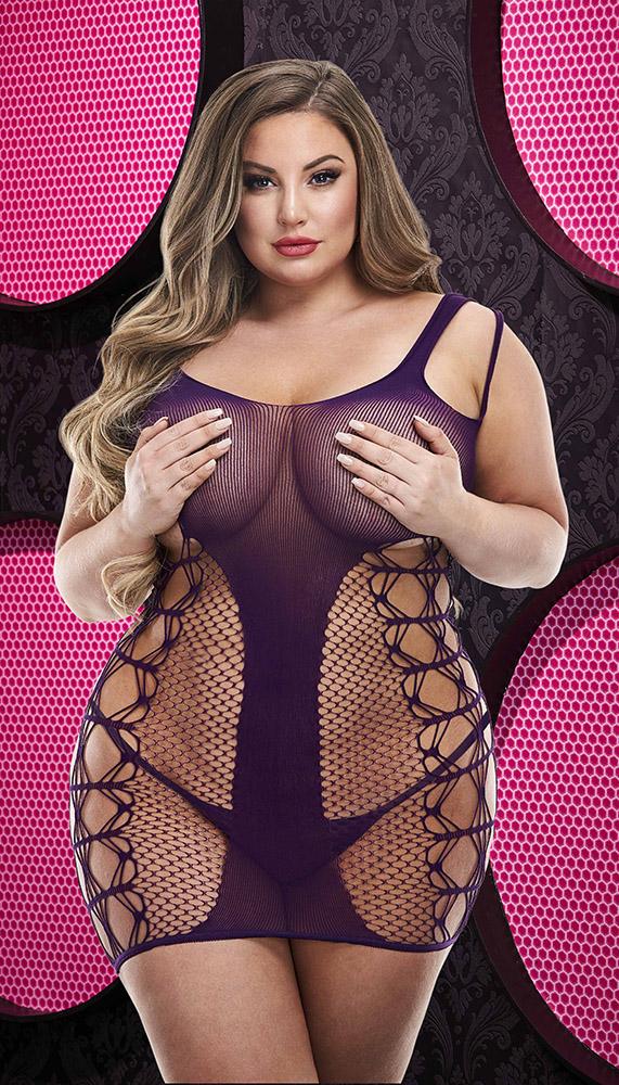 Hot Bedroom Fishnet Tank Mini Dress - Image 5
