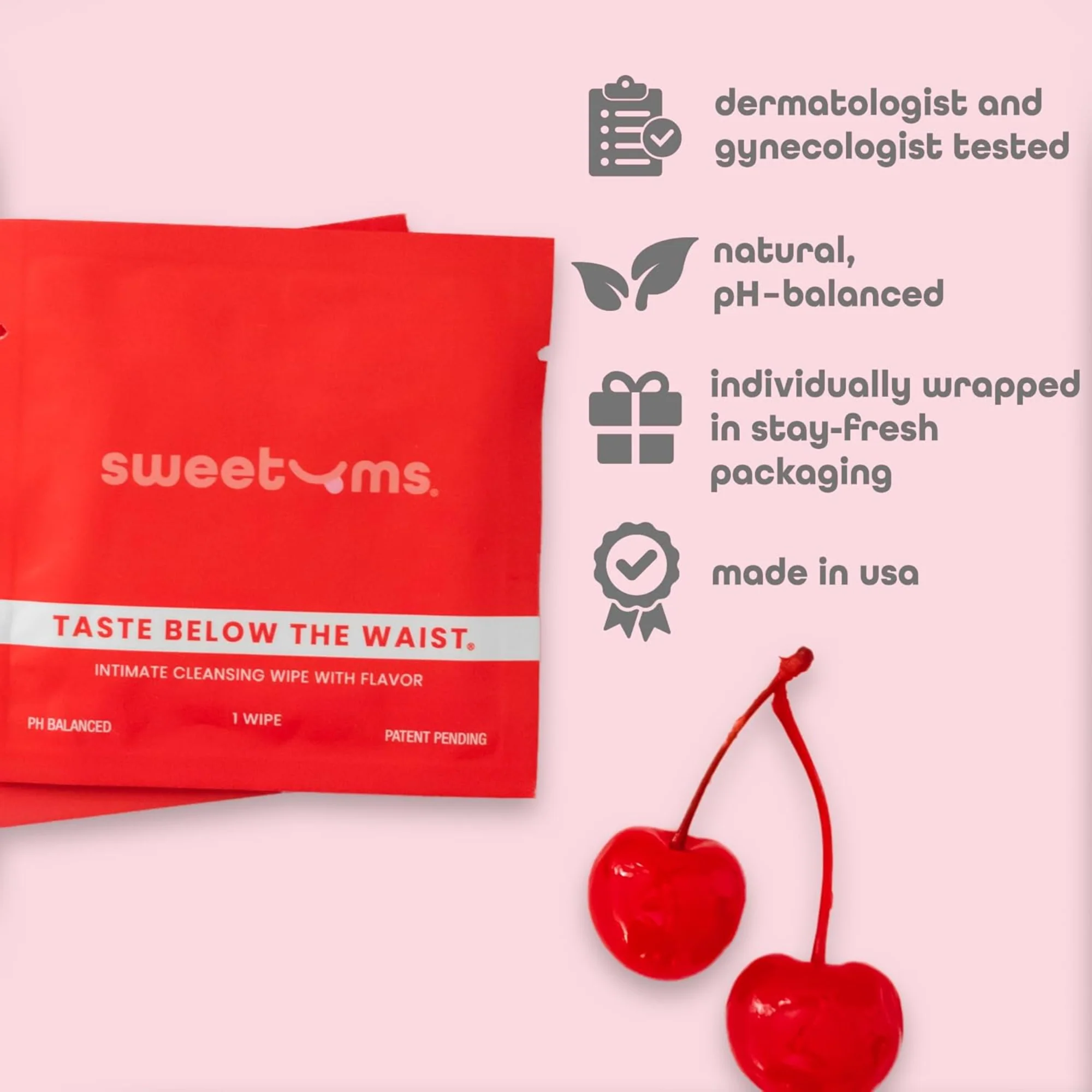 Sweetums Flavored Wipes - Freshen Up While Making Each Spot More Kissable! - Image 3