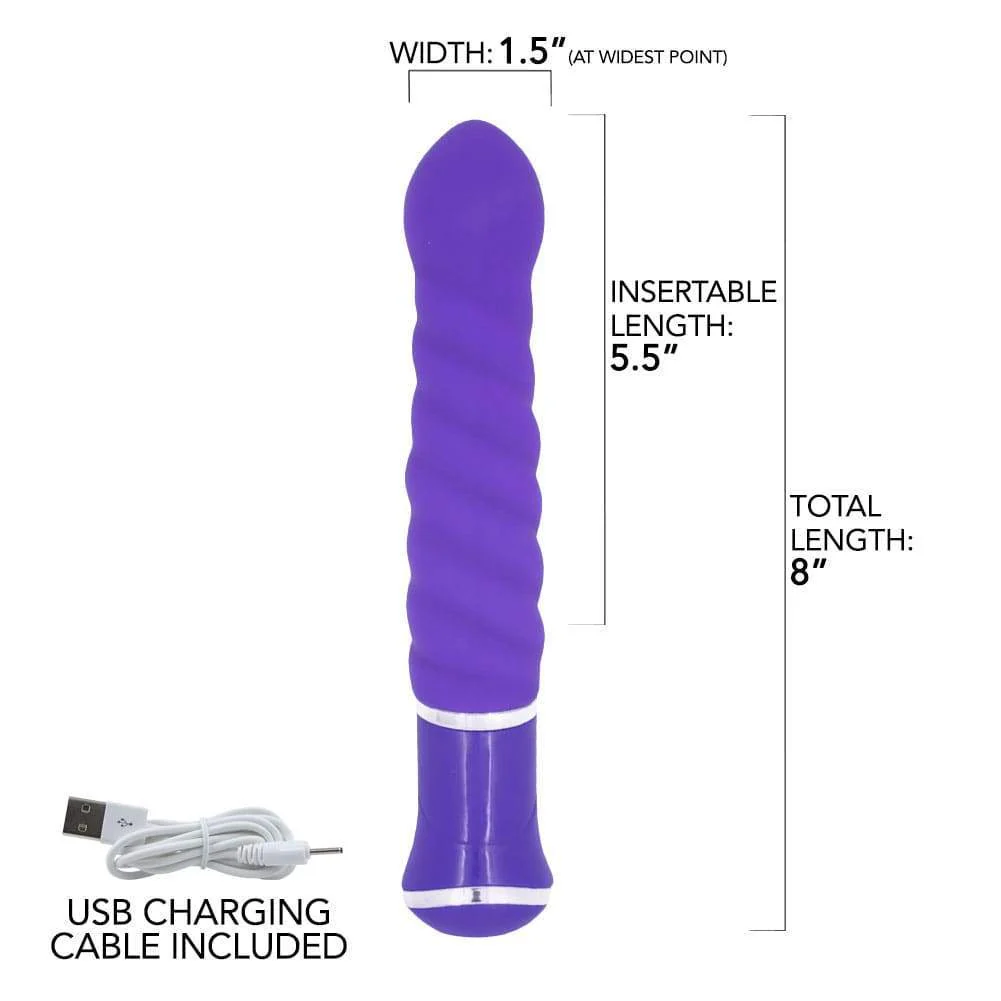 The Swirl Rechargeable Silicone Vibrator - Image 8