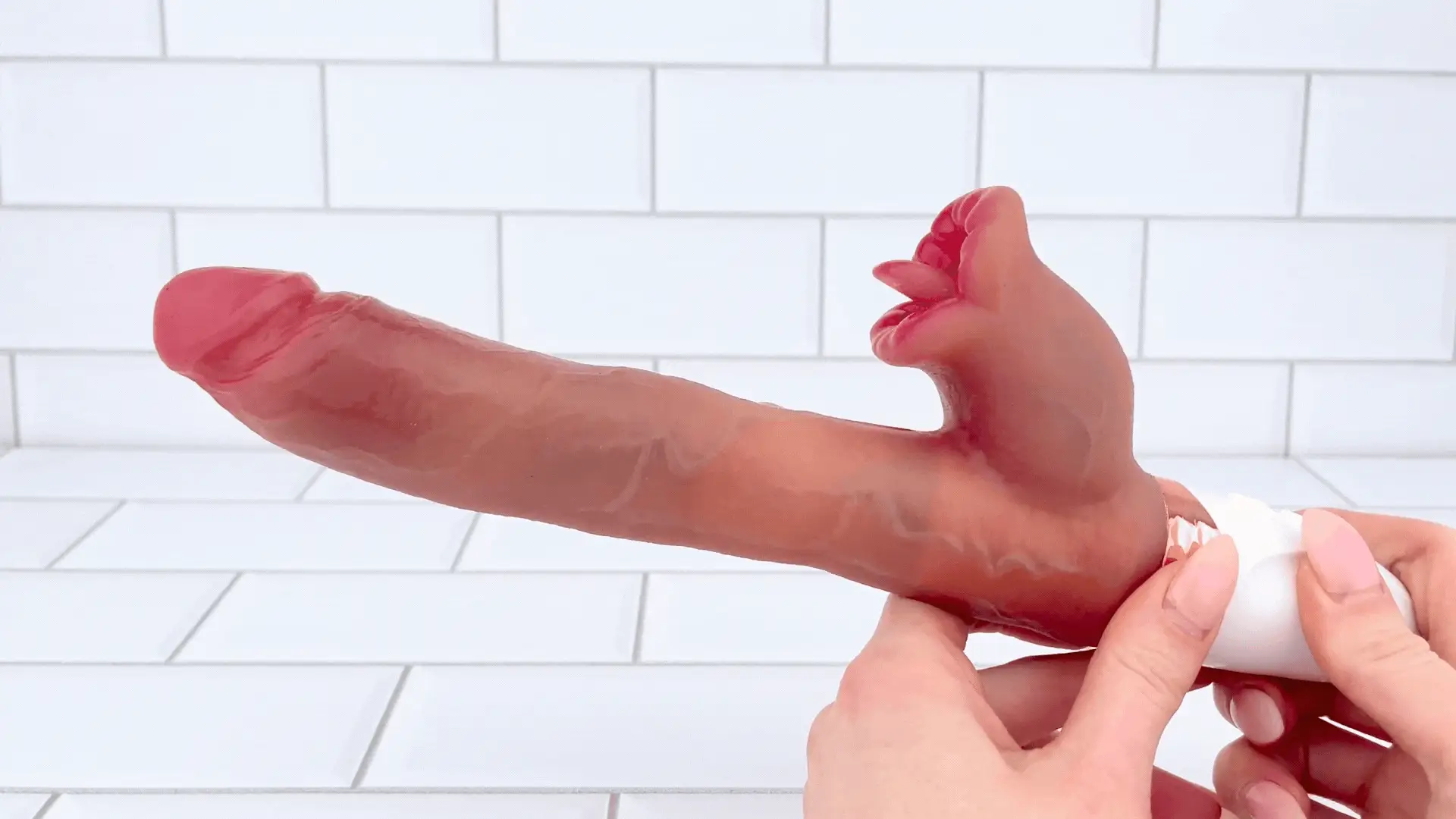 The Symphony of Lust - Heated Thrusting Dildo with Vibrating Clit Licker - Image 4