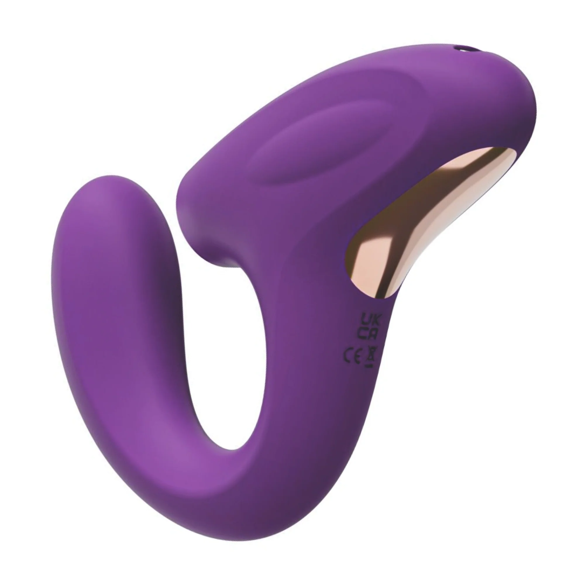 Curved G-Spot Dual Action Vibrator with Clit Tapper - Image 10