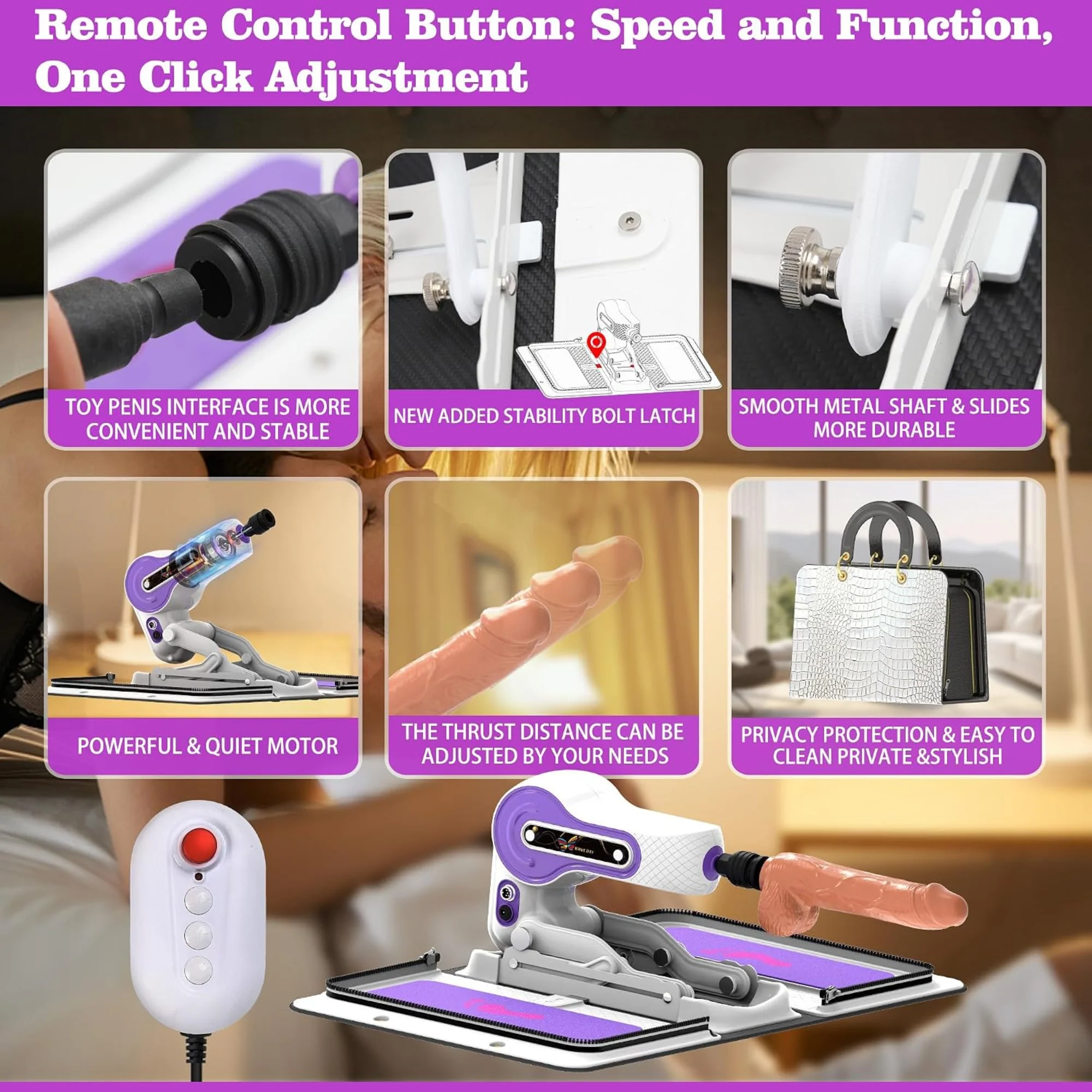 Thrusting Automatic Sex Machine - Lie Back & Experience Deep, Lifelike Thrusting At Your Own Pace! - Image 19