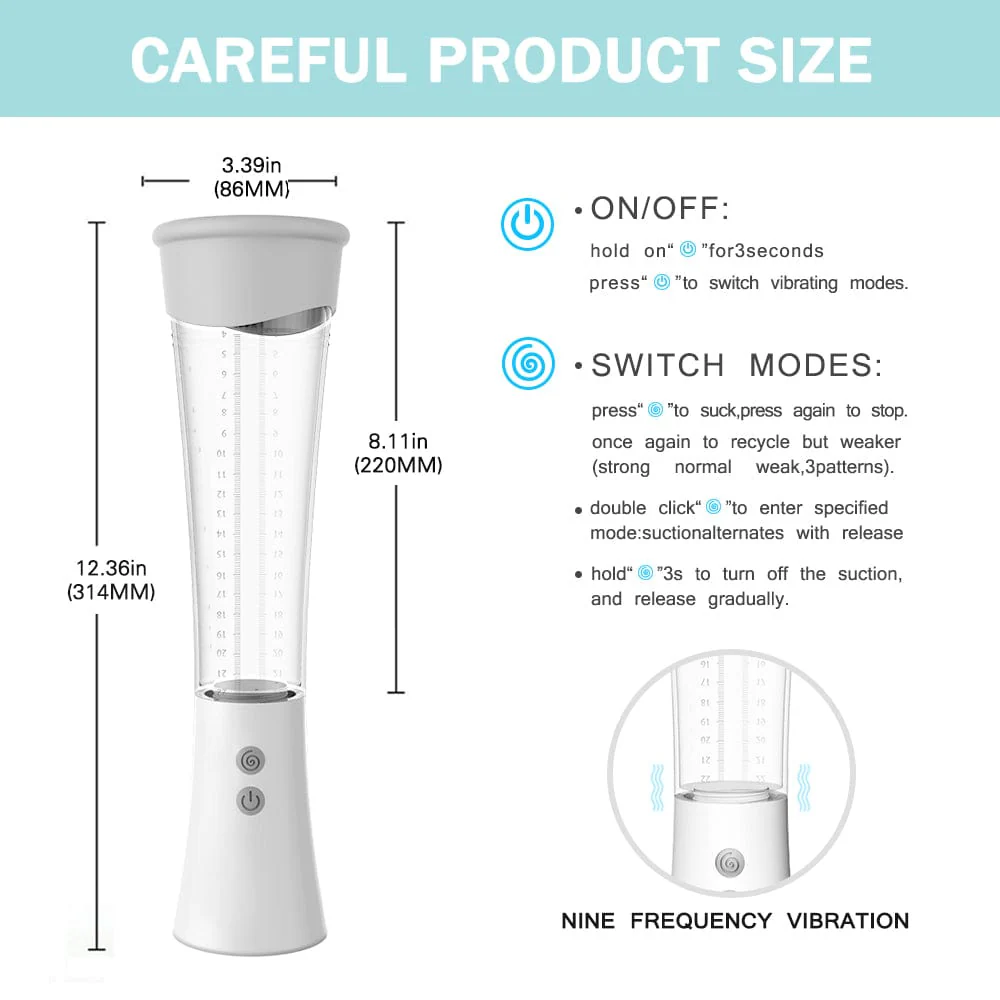Titan Vibrating Penis Pump - Image 5