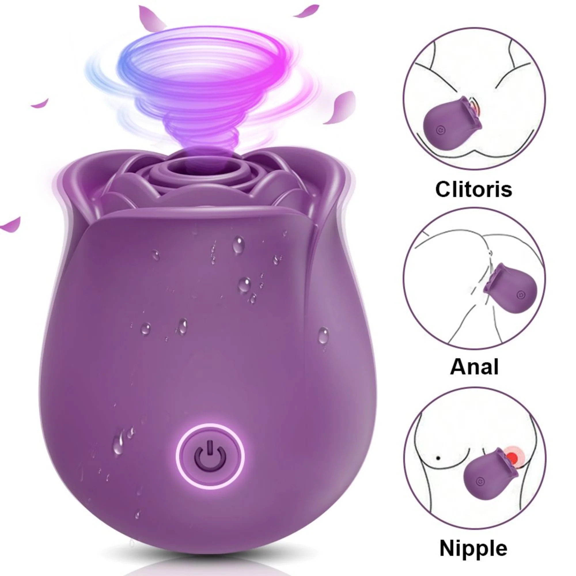 Euphoria #1 Selling Rose Sex Toy Air Pulse Stimulator - Image 12