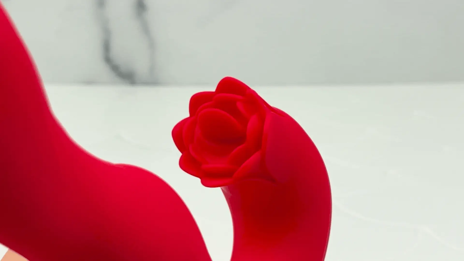 Twirling Tongue Tease - Silicone Rotating G-Spot Vibe & Clit Licking Rose - Image 12