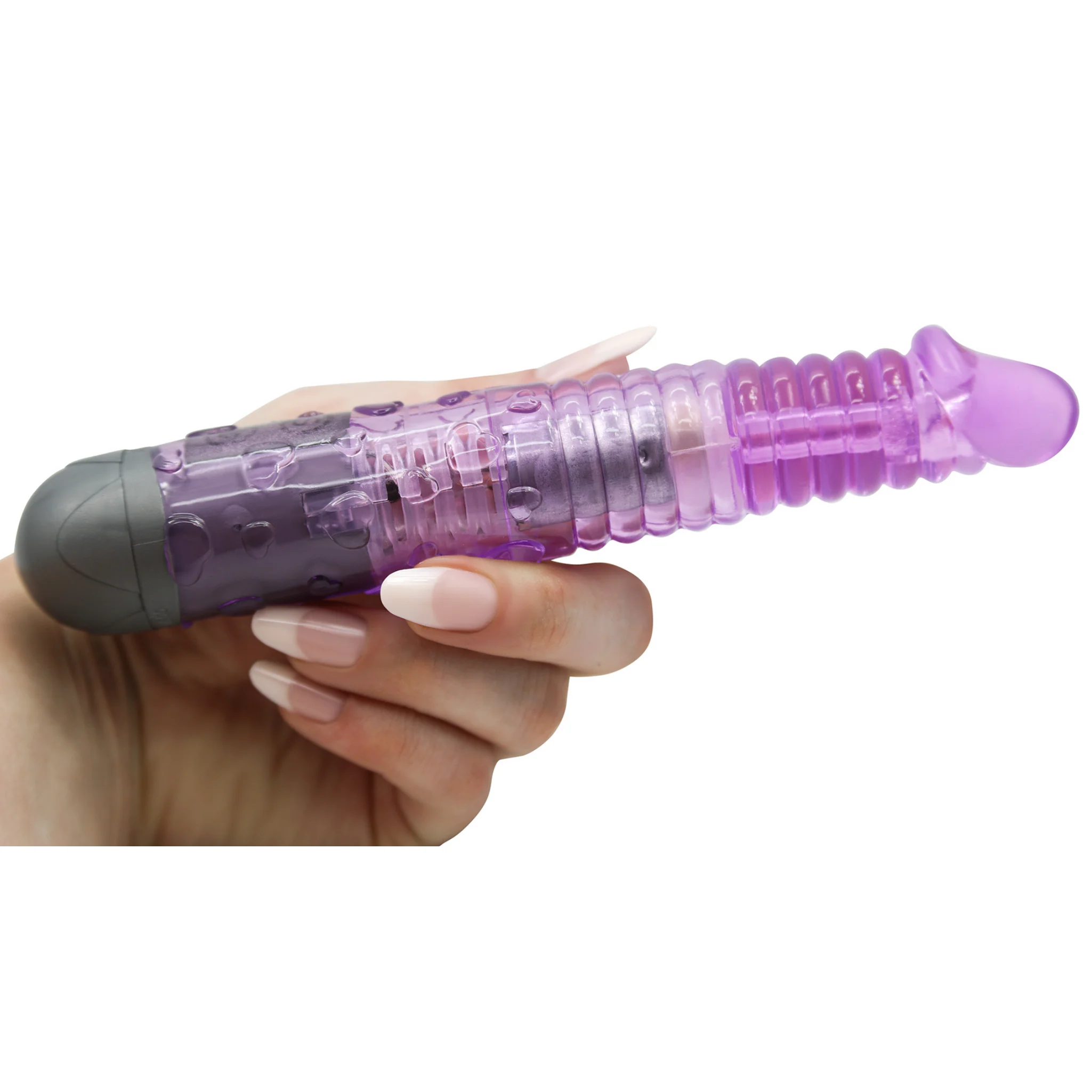Realistic Ribbed Vibrator - Image 5