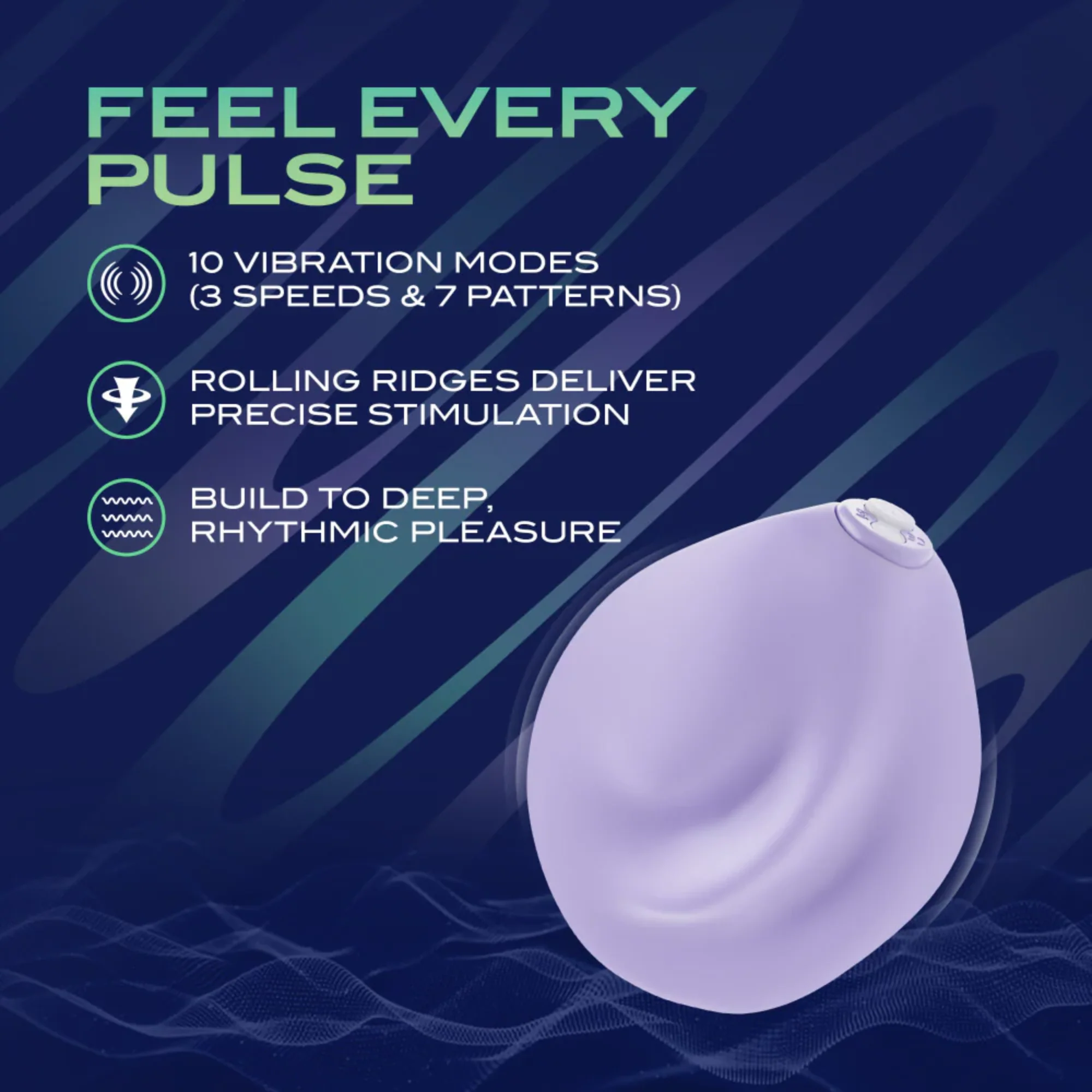 Urself Pulse Pad Rechargeable Silicone Grinder with Remote - Image 4
