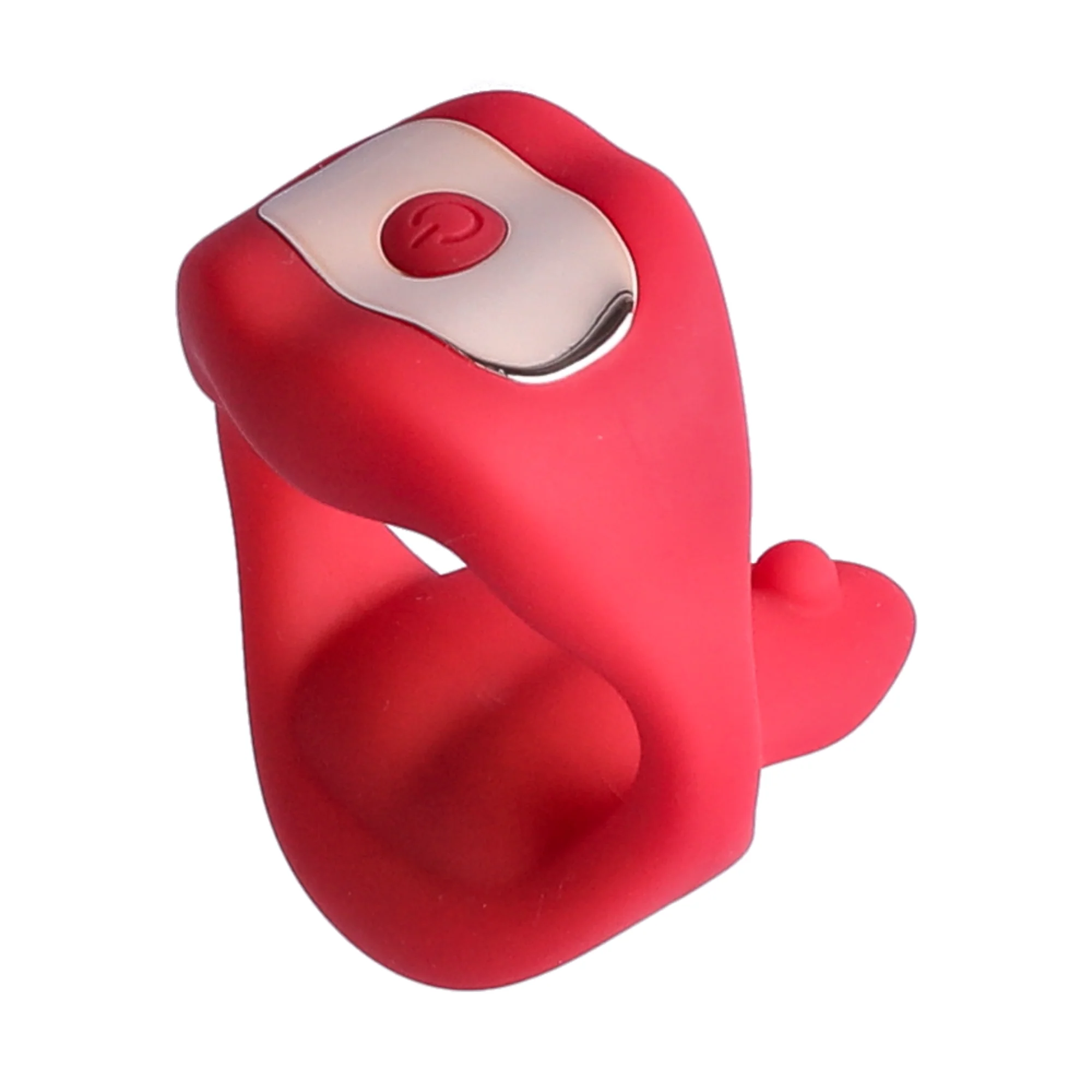 Vibrating Mouth Cock Ring - Soft, Bendable Tongue Licks Your Balls (Or Her Clit!) - Image 5