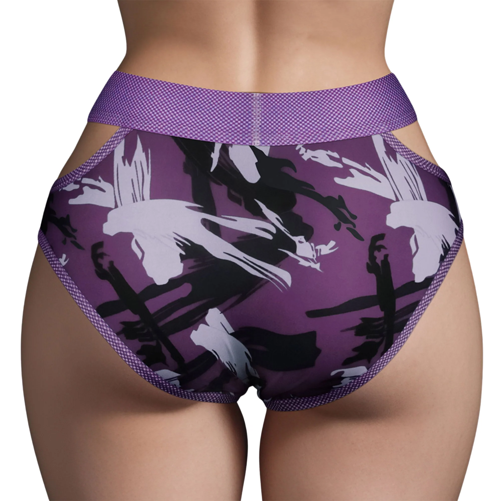 INGEN Purple Camo Strap-on Panties - Image 3
