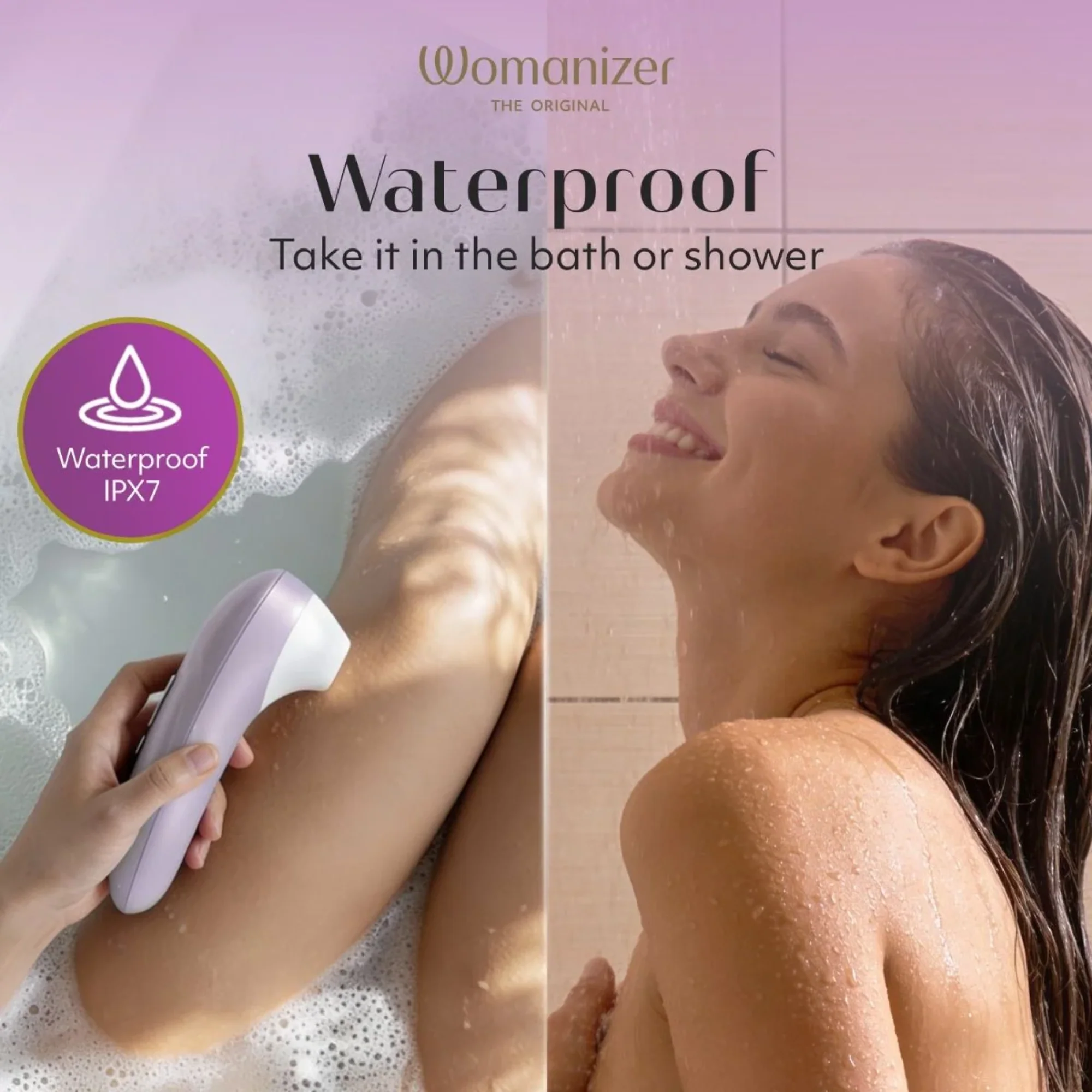 Womanizer Pro Rechargeable Silicone Air Pulse Clit Stimulator - Image 8